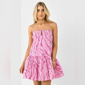 AJE Willow Sweetheart Dress